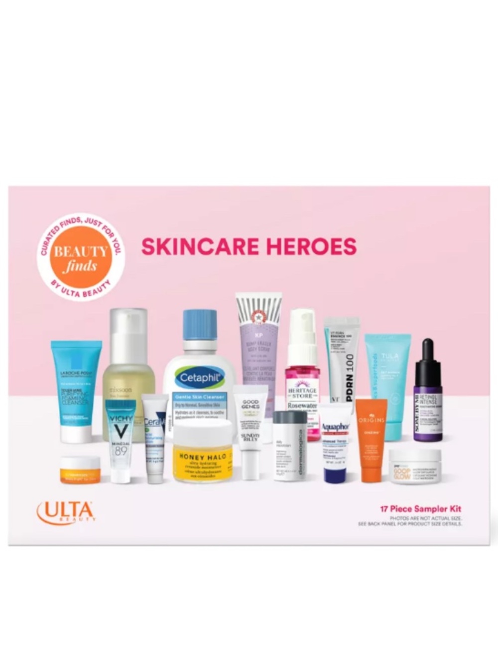 Beauty Finds by Ulta Beauty 17Pc Skincare Heroes NIB